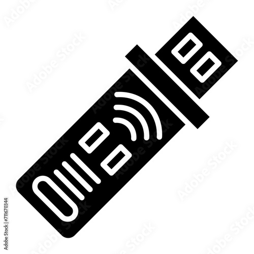 Dongle icon vector image. Can be used for Electronic Devices.