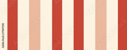Classic striped seamless pattern in shades of vermilion and beige