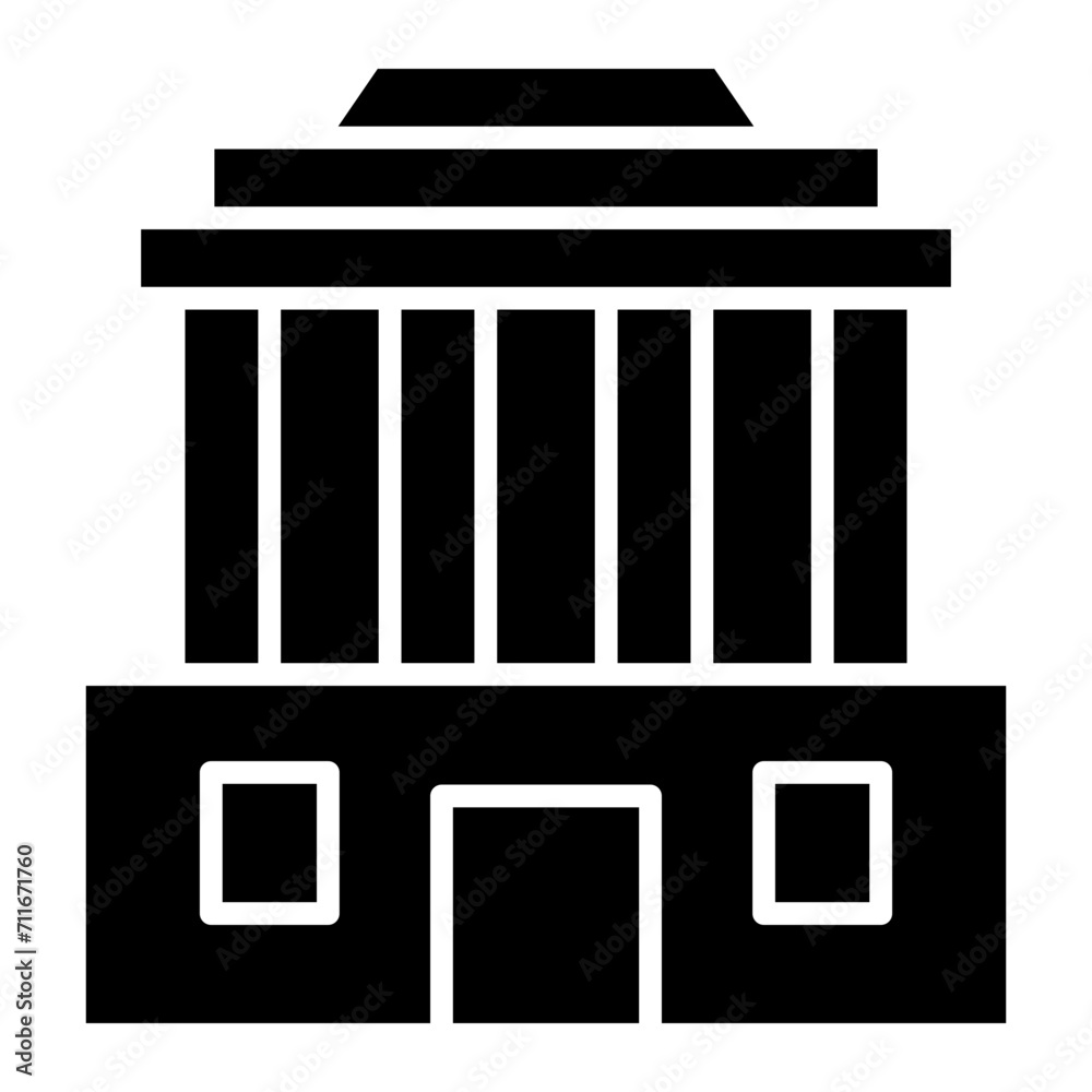 Mausoleum icon vector image. Can be used for Funeral.