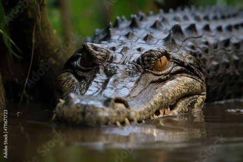 American crocodile in Jardines de la Reina  Cuba