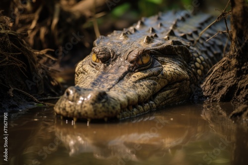 American crocodile in Jardines de la Reina  Cuba