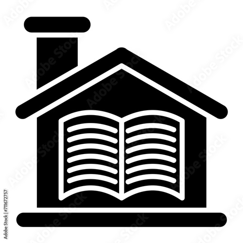 Homeschooling icon vector image. Can be used for Learning.
