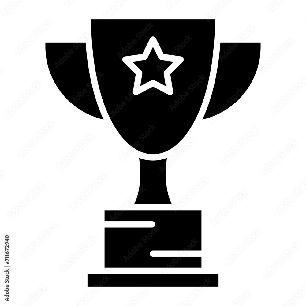 Trophy icon vector image. Can be used for Soccer. Trophy icon vector image. Can be used for Soccer.