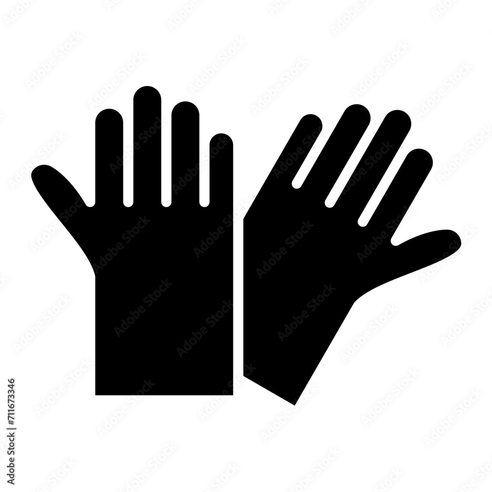 Gloves icon vector image. Can be used for Soccer. Gloves icon vector image. Can be used for Soccer.