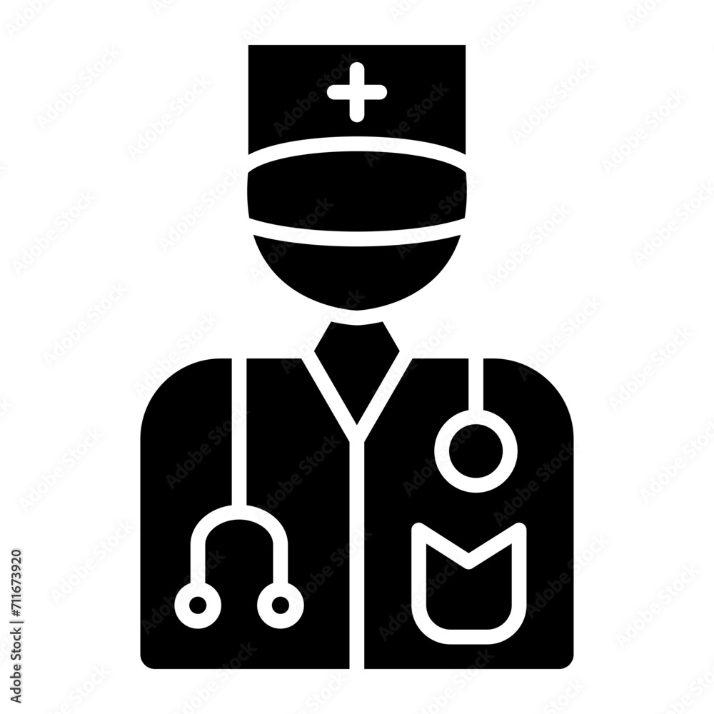 Male Surgeon icon vector image. Can be used for Medicine. Male Surgeon icon vector image. Can be used for Medicine.