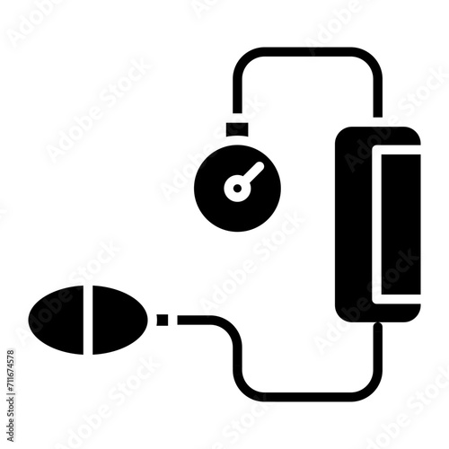 Tensiometer icon vector image. Can be used for Medicine I.