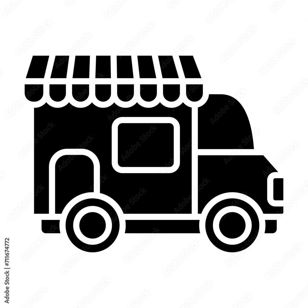 Delivery Shop icon vector image. Can be used for Shops and Stores. Delivery Shop icon vector image. Can be used for Shops and Stores.