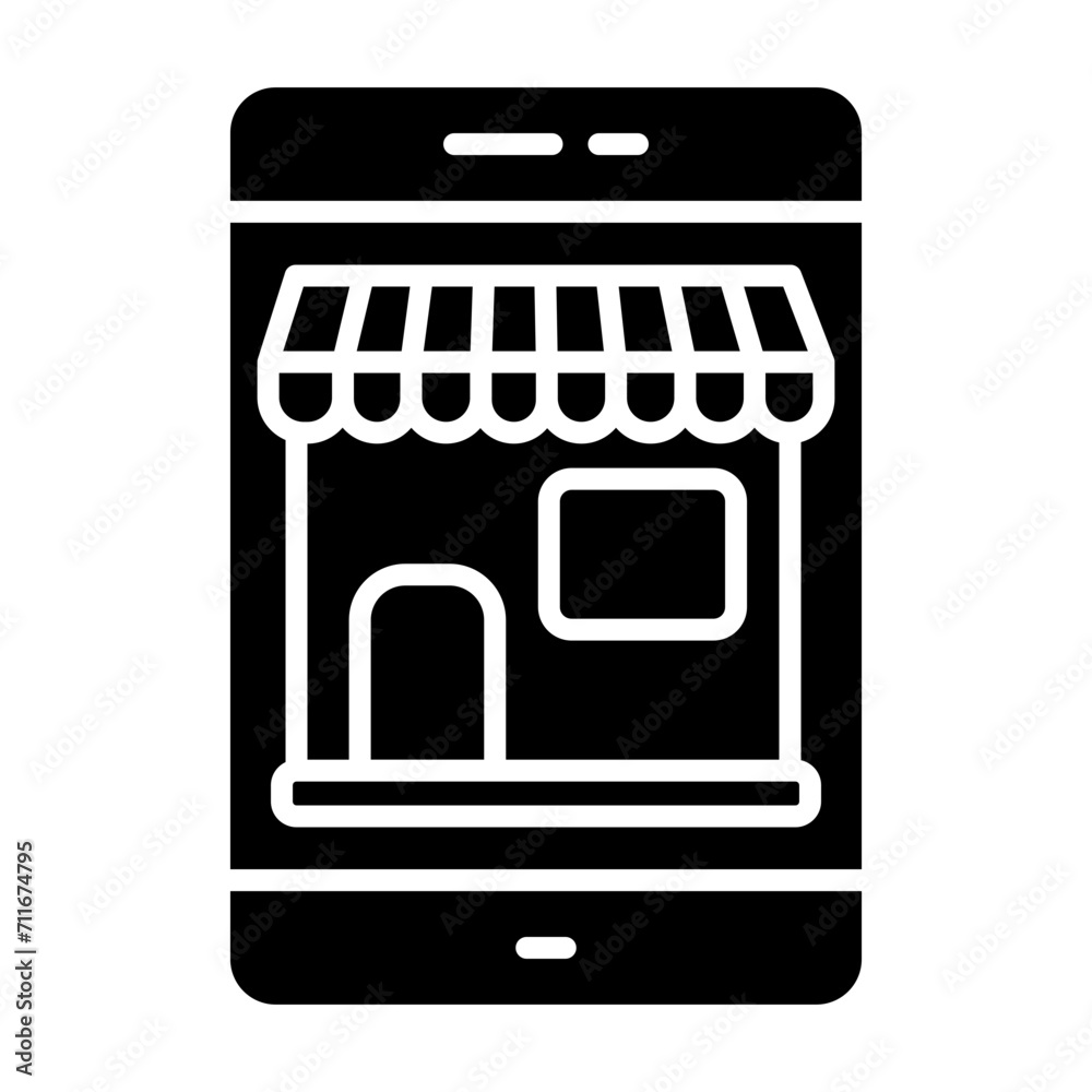 Electronics Shop icon vector image. Can be used for Shops and Stores. Electronics Shop icon vector image. Can be used for Shops and Stores.
