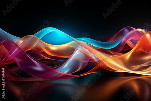 abstract images with the dynamism of color and light.