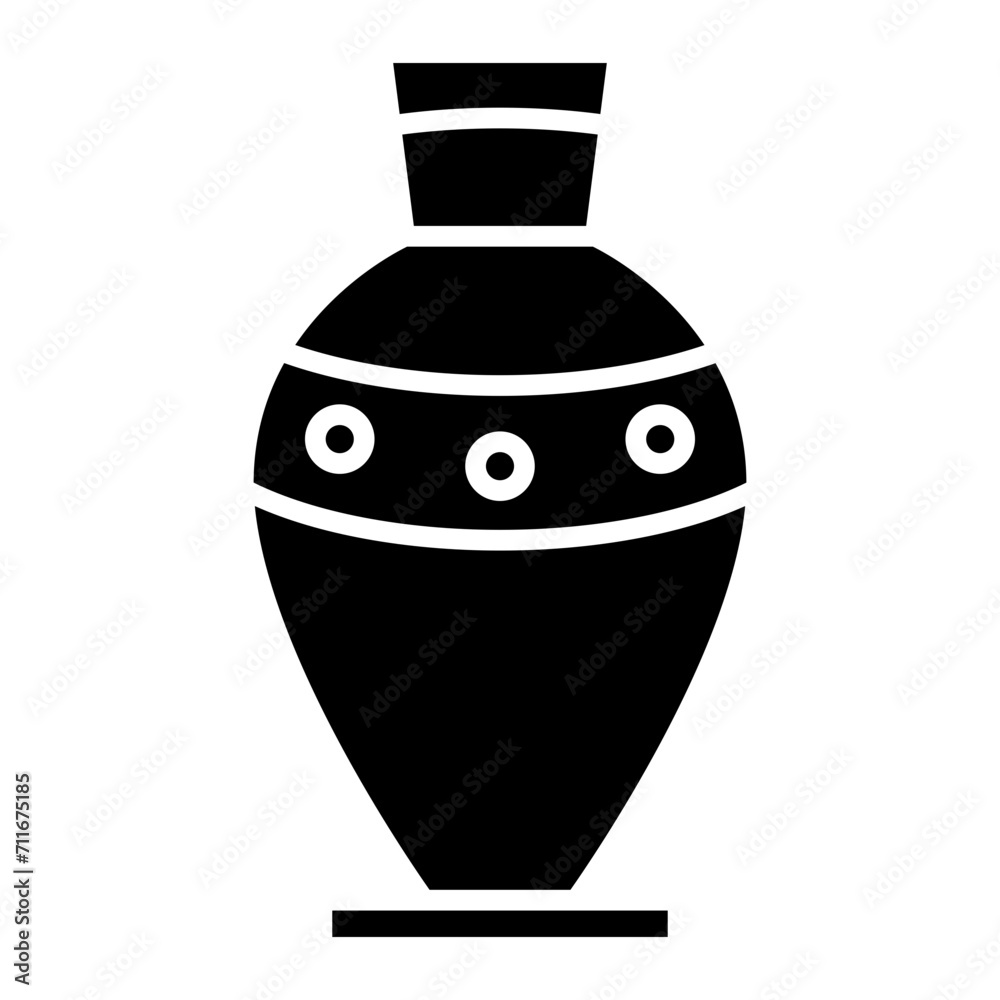 Amphora icon vector image. Can be used for Ancient Civilization. Amphora icon vector image. Can be used for Ancient Civilization.