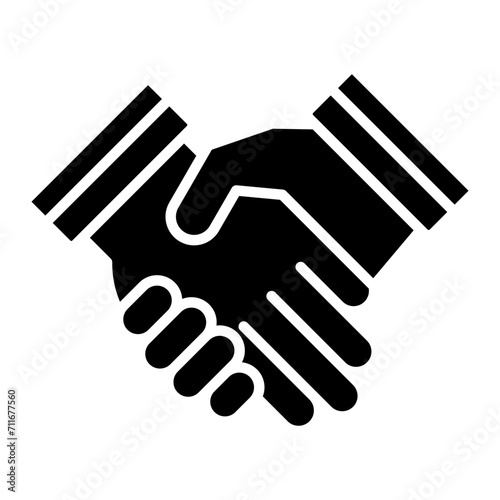Handshake icon vector image. Can be used for Auto Racing.