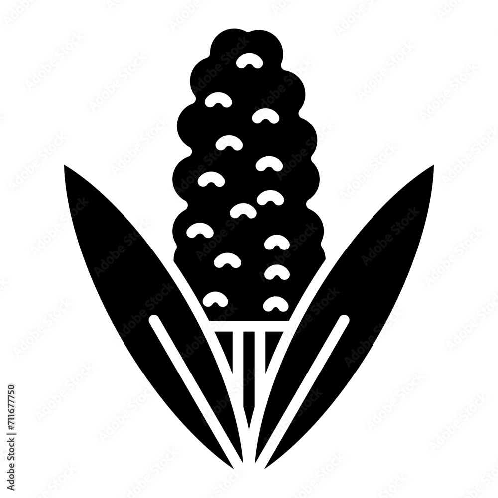 Hyacinth icon vector image. Can be used for Flowers. Hyacinth icon vector image. Can be used for Flowers.