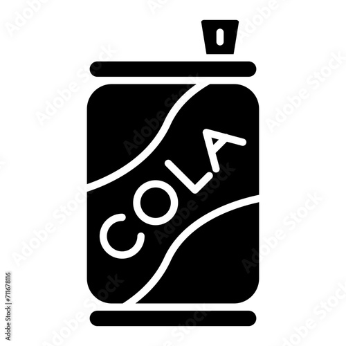 Cola Can icon vector image. Can be used for Beverages.