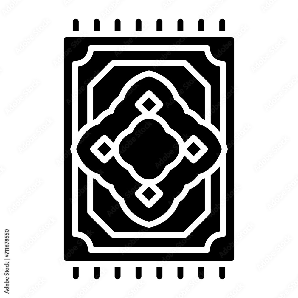 Prayer Mat icon vector image. Can be used for Ramadan. Prayer Mat icon vector image. Can be used for Ramadan.