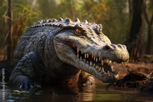 Summary: Australian Crocodile © darshika
