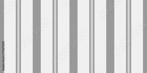 Painting fabric seamless lines, anniversary textile background pattern. Wallpaper vector stripe texture vertical in white and grey colors. © SolaruS