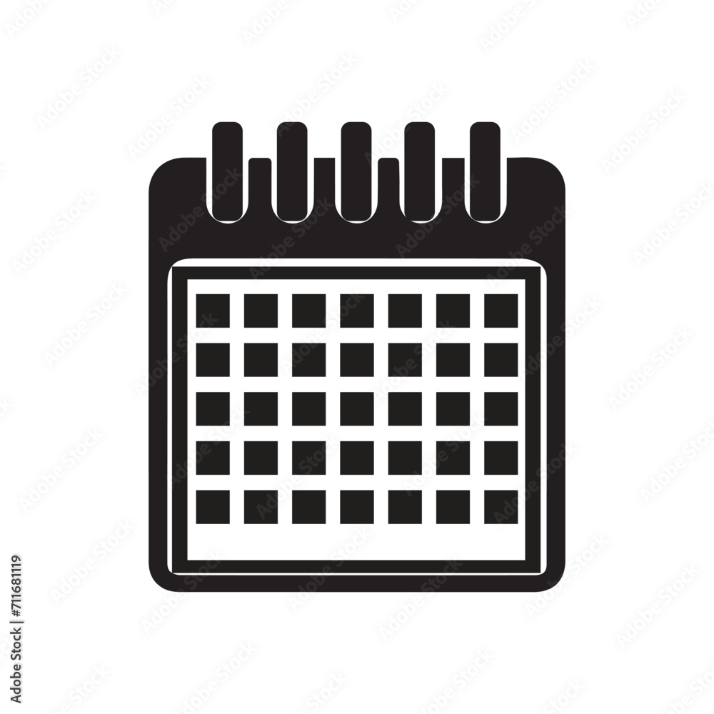 vector illustration of a calendar icon vector illustration of a calendar icon