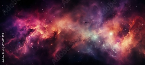 Starry night   a celestial tapestry of stars, nebulae, and galaxies illuminating the universe © Ilja