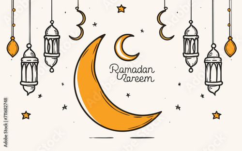 Illustrated Blessings: Hand-Drawn Ramadan Kareem Dreams