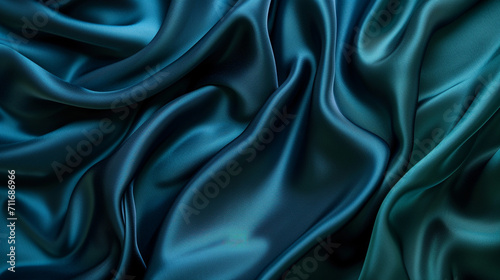 Navy and Teal silk background