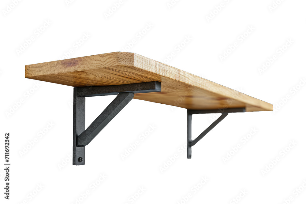 Wooden Shelf on Top of Metal Shelf Wooden Shelf on Top of Metal Shelf