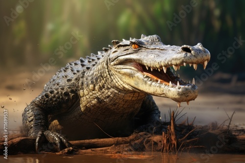 Freshwater crocodile native to Iran and Indian subcontinent.