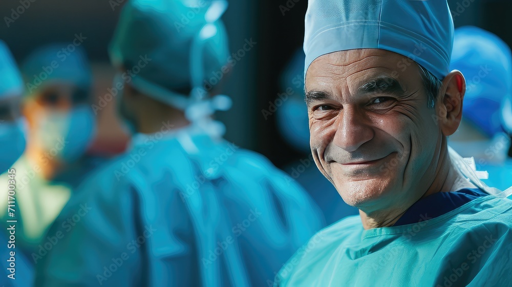 In the operating theatre, surgeon's radiant smile mirrors the joy of a successful procedure. His remarkable surgical skills and genuine care for his patients are apparent in every photo. In the operating theatre, surgeon's radiant smile mirrors the joy of a successful procedure. His remarkable surgical skills and genuine care for his patients are apparent in every photo.