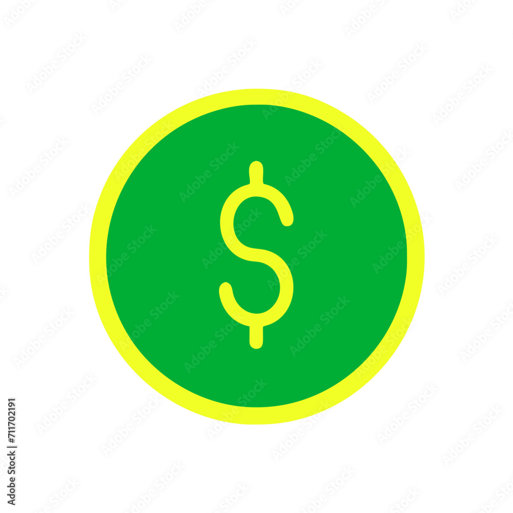 dollar sign icon	