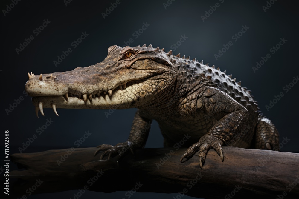 Obraz premium crocodile in the studio