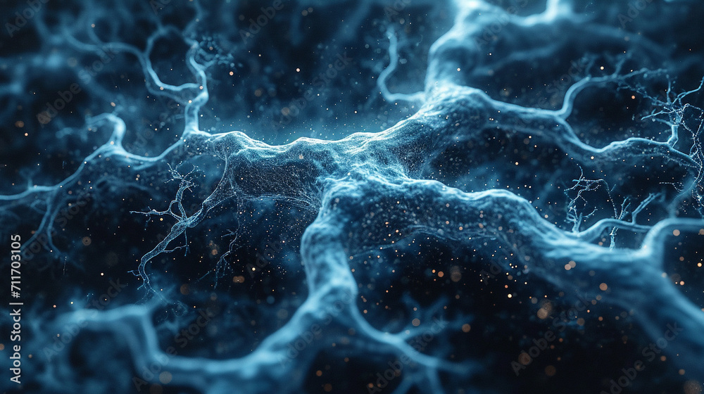 Dendrites Pattern Background A high-resolution image of dendrites and axons branching out from nerve ...