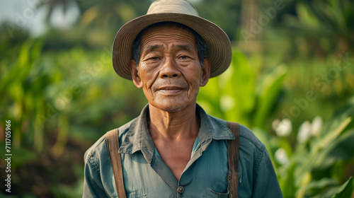 Portrait of Farmer in the Field