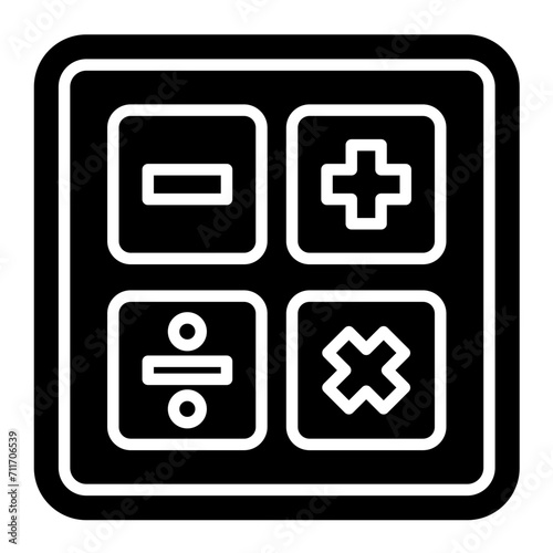 Math Symbols icon vector image. Can be used for School.