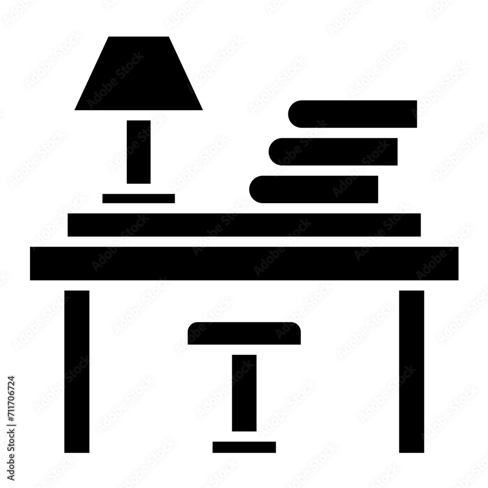 Study Desk icon vector image. Can be used for School. Study Desk icon vector image. Can be used for School.