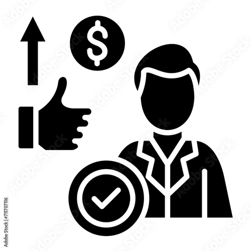 Performance Appraisal icon vector image. Can be used for Human Resource.