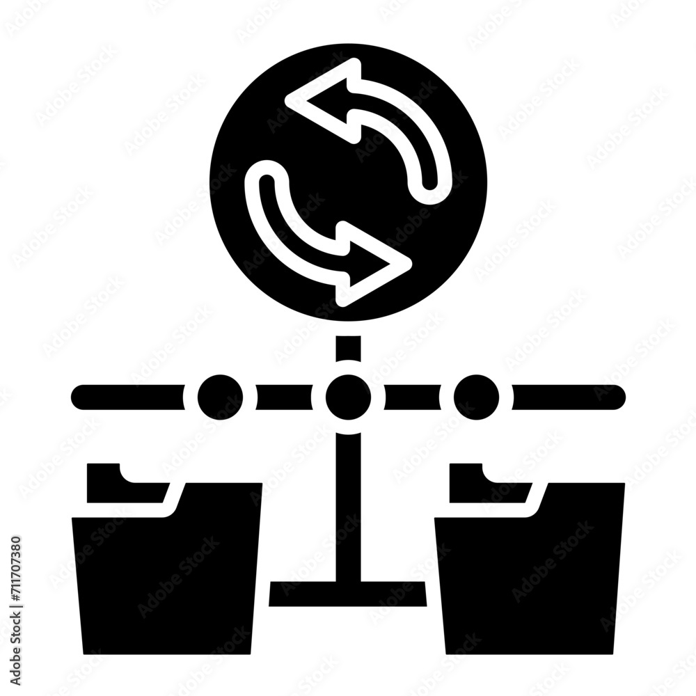 Data Refresh icon vector image. Can be used for Big Data. Data Refresh icon vector image. Can be used for Big Data.