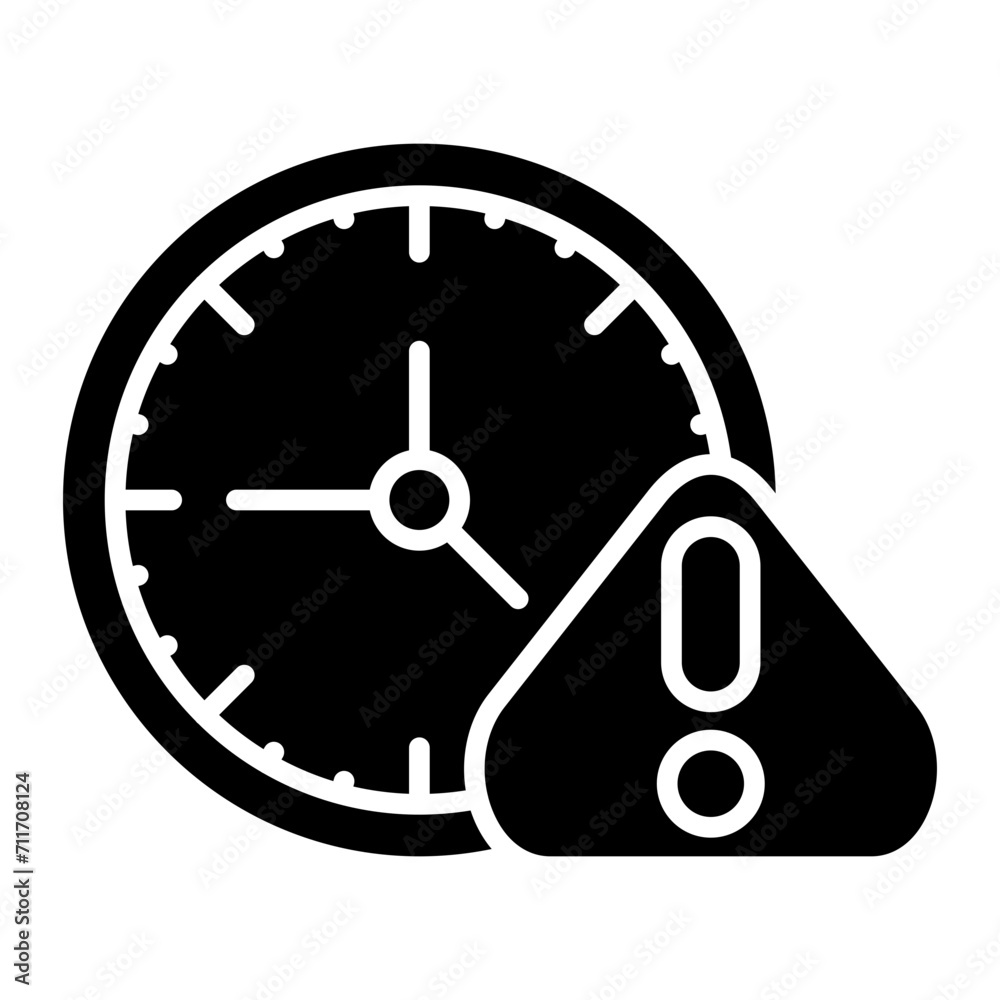 Time Alert icon vector image. Can be used for Time and Date. Time Alert icon vector image. Can be used for Time and Date.