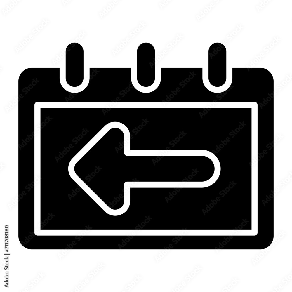 Yesterday icon vector image. Can be used for Time and Date. Yesterday icon vector image. Can be used for Time and Date.