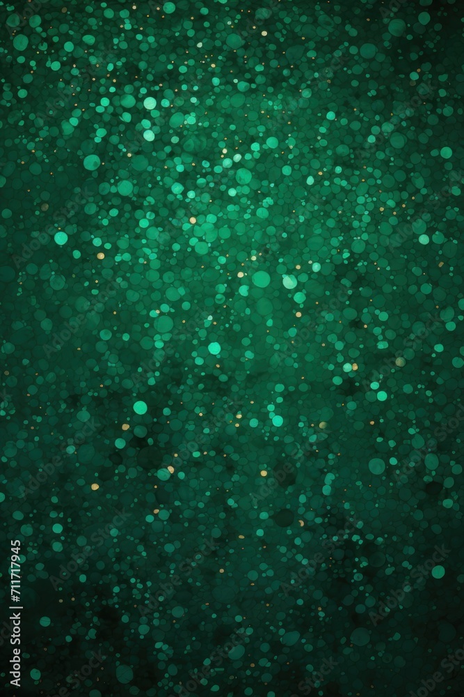Emerald speckled background