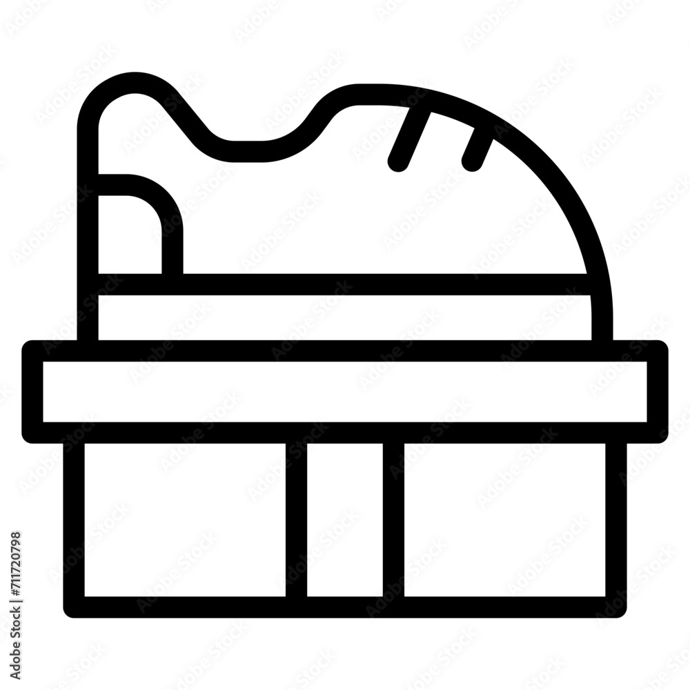shoe line icon shoe line icon