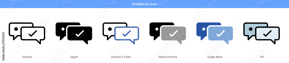 Feedback Icon Set Feedback Icon Set