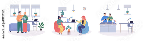 Colleagues vector illustration. Professional partnerships among colleagues can lead to mutually beneficial outcomes and shared success A reliable and supportive colleague can be valuable partner