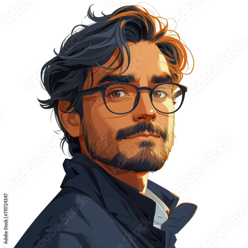 A Dignified Bombay In Sleek Modern Metropolitan-St, Isolate Images White Background