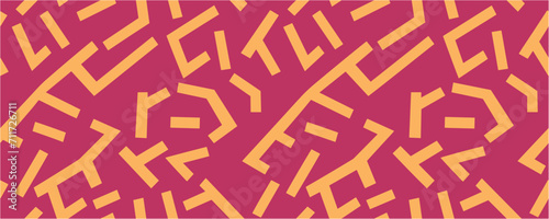 80s or 90s clothes fabric. Color Rhombus tile tessellation pattern illustration. Vector illustration. Repeat retro vintage geo design. Creative Ethnic Style Square Seamless Pattern.