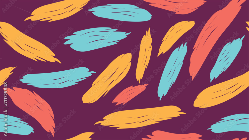 Vector Texture. Suitable for fabric, packaging, wallpaper. Abstract geometric background pattern. Color abstract pattern background. Seamless Pop Art Background. Modern Motif.