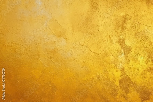 Gold flat clear gradient background with grainy rough matte noise plaster texture