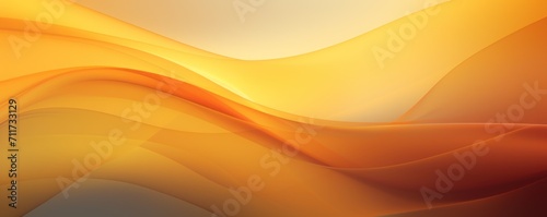 Graphic design background with modern soft curvy waves background design with light amber, dim amber, and dark amber color