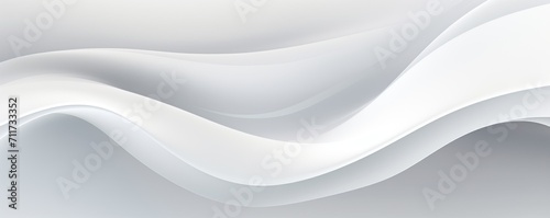 Graphic design background with modern soft curvy waves background design with light white, dim white, and dark white color © Michael