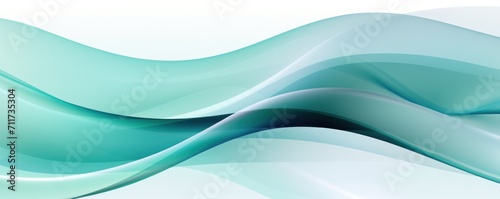Graphic design background with modern soft curvy waves background design with light turquoise, dim turquoise, and dark turquoise color