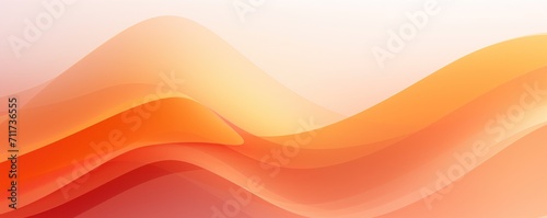 Graphic design background with modern soft curvy waves background design with light orange, dim orange, and dark orange color