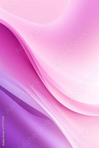 Graphic design background with modern soft curvy waves background design with light orchid  dim orchid  and dark orchid color